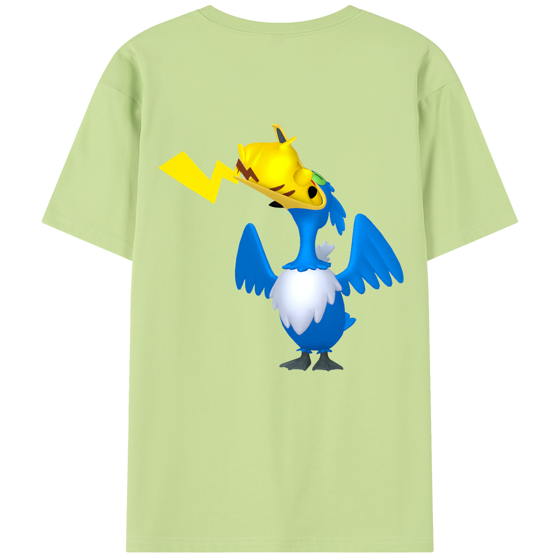 （画像用） ポケットモンスター Pokémon 綿100％半袖Tシャツ（背面プリント）